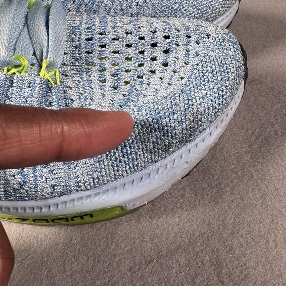 Nike Zoom All Out Flyknit Shoes Womens Size 8 Blue Volt Running Mid 845361-400 - Picture 8 of 13